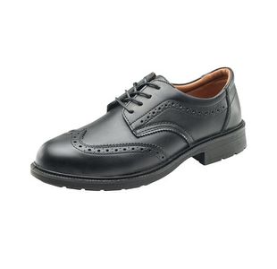 Beeswift Brogue Shoe S1 Blk Sz5