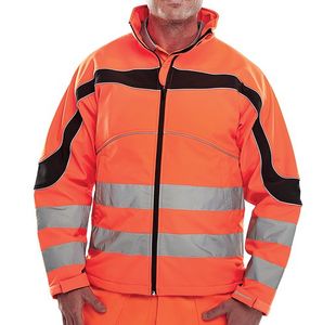 Eton Sshell Jacket Orange/Black 4Xl