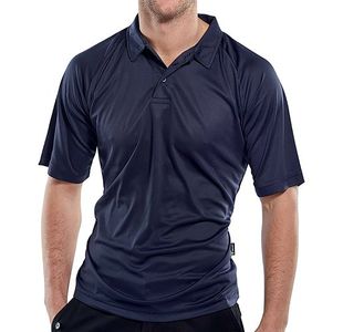 B-Cool Short Sleeve Polo Navy 3Xl