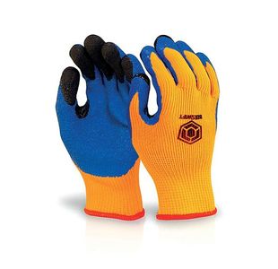 Latex Thermo-Star Gloves Orange 9