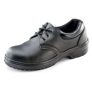 Ladies Lace Up S1 Shoe Black 2