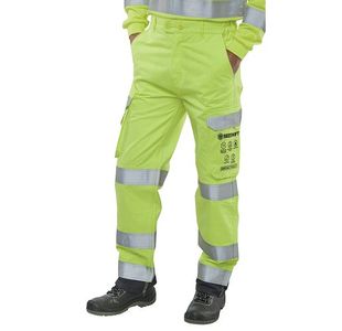 Hi Vis Trousers Sylw/Navy Blue 30T