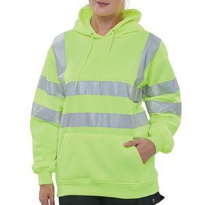 Pull On Hoody Sweatshirt Syellow S