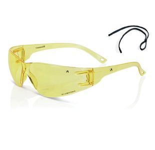 Beeswift Wrap Around Specs Yellow