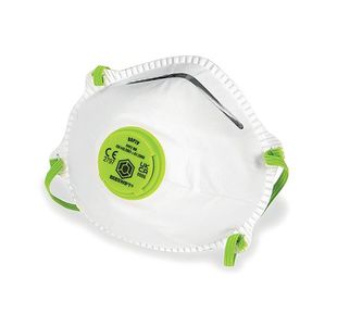 Ffp2V Moulded Valved Respirator Pk5