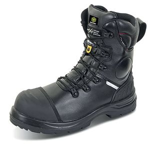 Click Trencher Saf Boot Blk Sz 4