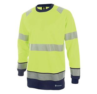 Hi Vis L/S T-Shirt Sylw/Nblu 3Xl