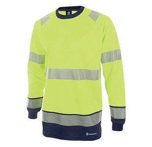 Hi Vis L/S T-Shirt Sylw/Nblu L