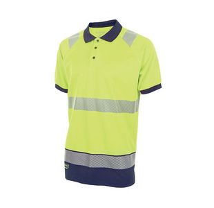 Hi Vis Polo S/Sleeve Sylw/Nvy Xl