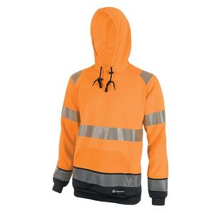 Hi Vis Hoody Orange/Black 3Xl