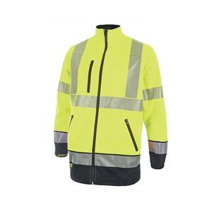 Hi Vis 2Tone Softshell Jkt Syw/Ny Xl