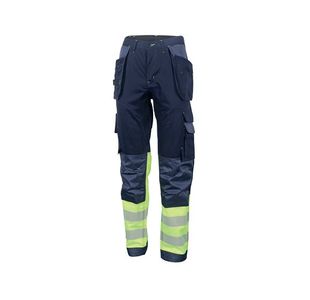 Hi Vis 2Tone Trousers Syw/Nvy 28T