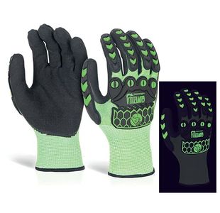 Gid Foam Nitrile Gloves Green L