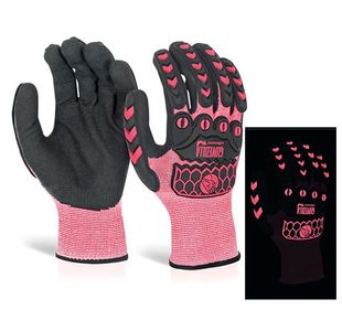 Gid Foam Nitrile Gloves Pink M