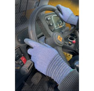 Glovezilla Hppe Gloves Cut E Blu Xl