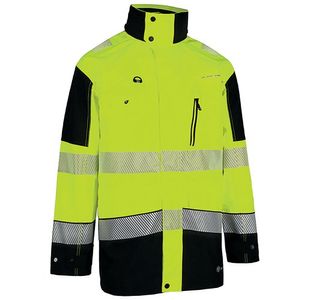 Deltic HiVis Jacket SYellow/NBlu 3XL