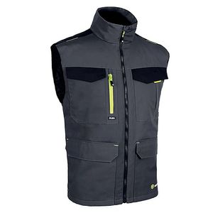 Flex Workwear Gilet Grey/Black 5Xl