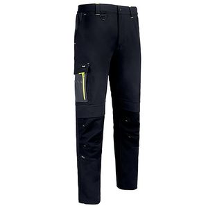 FlexWorkwear Trousers Blk/Grey 34R