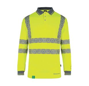 Envirowear Hi Vis Ls Polo S/Ylw 3Xl