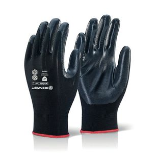 Beeswift Nite Star Glove Black Sz 10