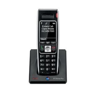 Bt Div 7400 Plus Single Dect Handset Blk