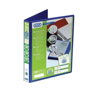 Elba Panorama Pres Binder A4 4D 25Mm Blu