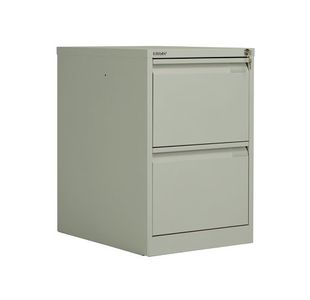 Bisley 2 Drw Filing Cab Goose Grey