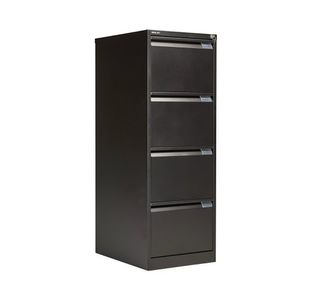 Bisley 4 Drw Filing Cab Black