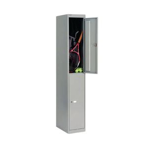 Bisley 2 Door Locker 457 Goose Grey