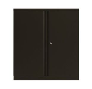 Bisley 2 Door Cupboard Black