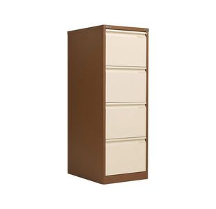 Bisley 4 Drw Filing Cab Coffee/Cream