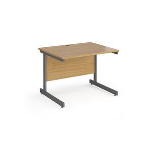 Contract 25 cantilever leg straight desk