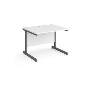 Contract 25 cantilever leg straight desk