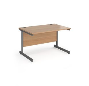 Contract 25 cantilever leg straight desk