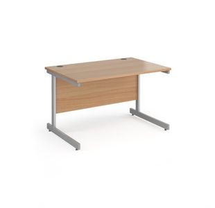 Contract 25 cantilever leg straight desk