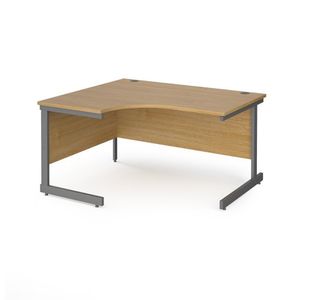 Contract 25 cantilever leg LH erg desk