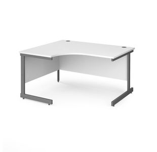 Contract 25 cantilever leg LH erg desk