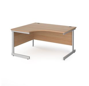 Contract 25 cantilever leg LH erg desk