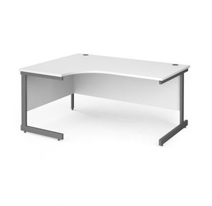 Contract 25 cantilever leg LH erg desk