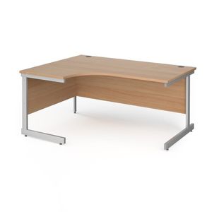 Contract 25 cantilever leg LH erg desk