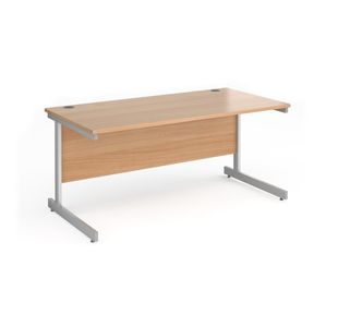 Contract 25 cantilever leg straight desk