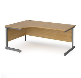 Contract 25 cantilever leg LH erg desk