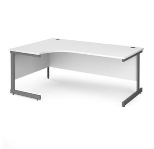 Contract 25 cantilever leg LH erg desk