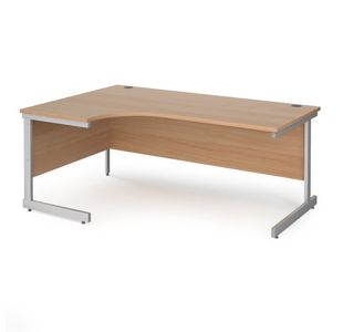 Contract 25 cantilever leg LH erg desk