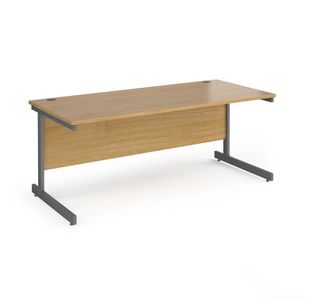 Contract 25 cantilever leg straight desk