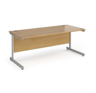 Contract 25 cantilever leg straight desk