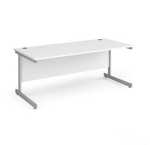 Contract 25 cantilever leg straight desk