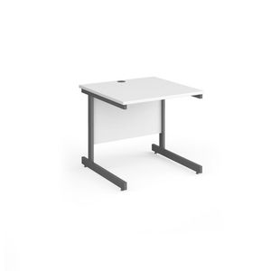 Contract 25 cantilever leg straight desk