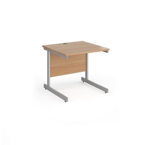 Contract 25 cantilever leg straight desk