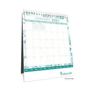 Collins Tara Desk Calendar MTV 2025